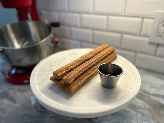 Churros (5pcs w/ Chocolate + Caramel Drizzle)